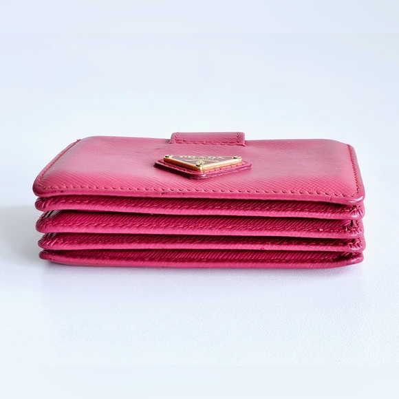 Prada Pink Accordion Card Holder Wallet - Picture 3 of 12